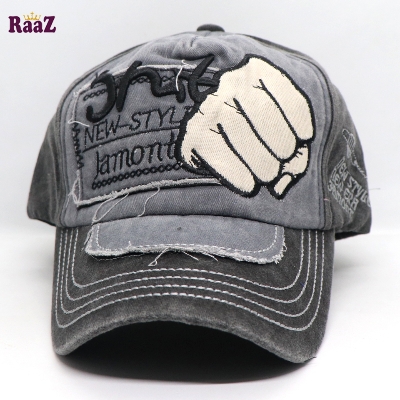 Picture of Silver Ash JMT Smash Embroidery Logo Wash Baseball Cap