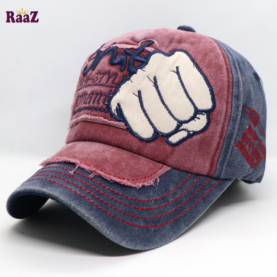 Picture of Navy Blue JMT Smash Embroidery Logo Wash Baseball Cap