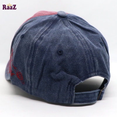 Picture of Navy Blue JMT Smash Embroidery Logo Wash Baseball Cap