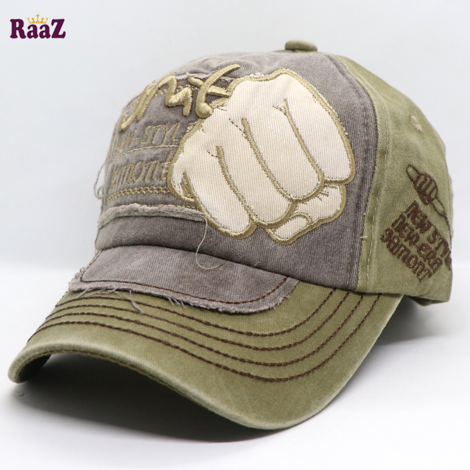 Picture of Olive JMT Smash Embroidery Logo Wash Baseball Cap