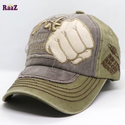 Picture of Olive JMT Smash Embroidery Logo Wash Baseball Cap