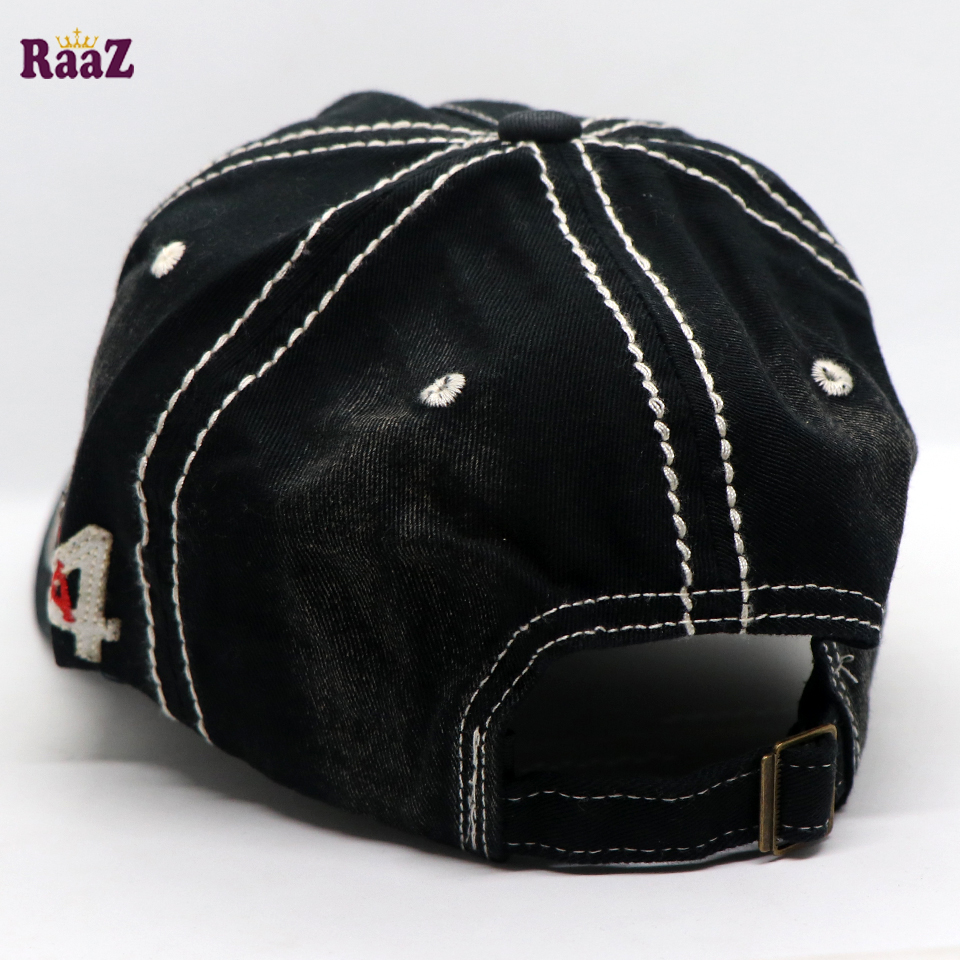 Picture of Black New York America Retro Wash Baseball Cap