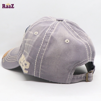 Picture of Purple Spitfire Logo Wash Imported Baseball Cap