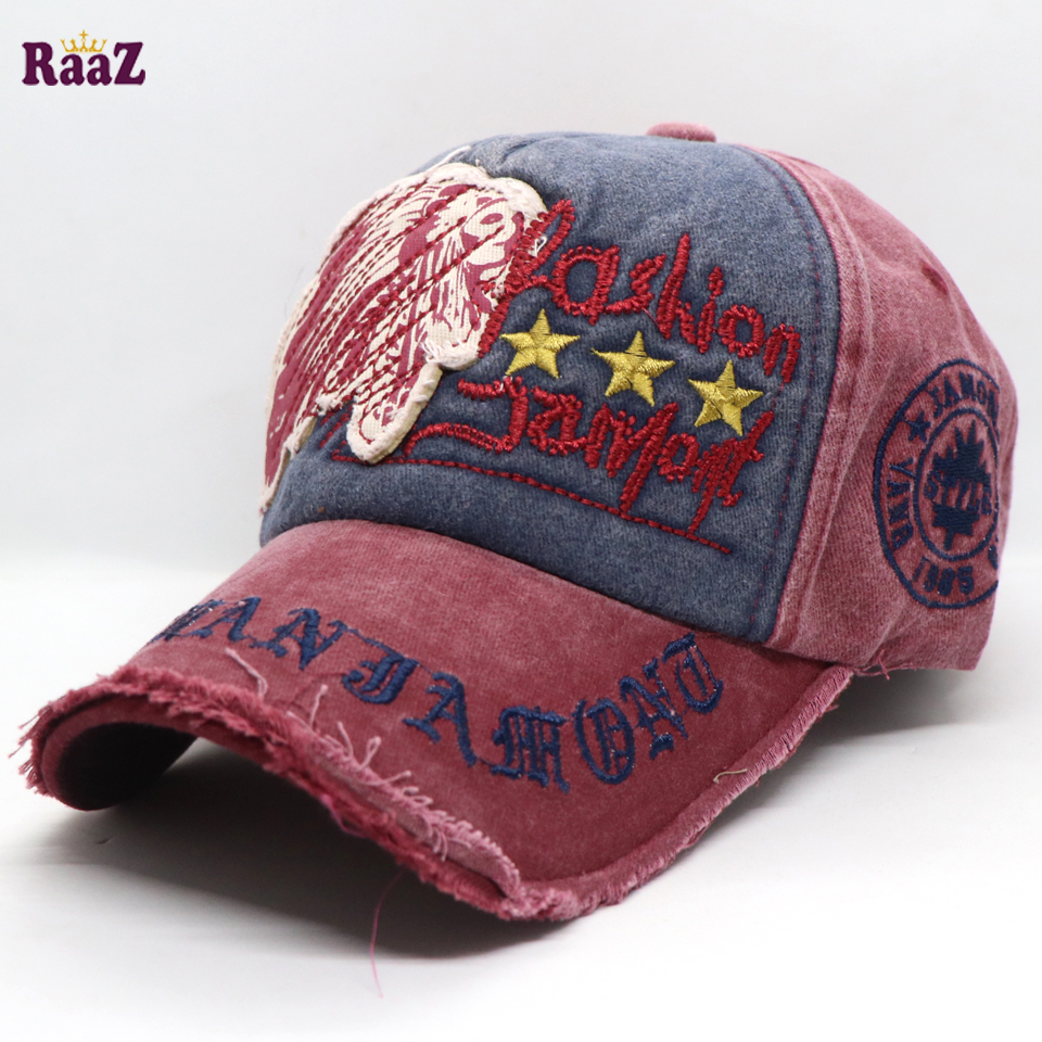 Picture of Maroon Navy Blue Fashion Jamont Embroidery Logo Imported Baseball Cap