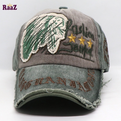 Picture of Deep Green Fashion Jamont Embroidery Logo Imported Baseball Cap
