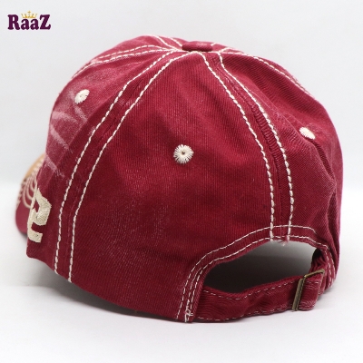 Picture of Red Spitfire Logo Wash Imported Baseball Cap
