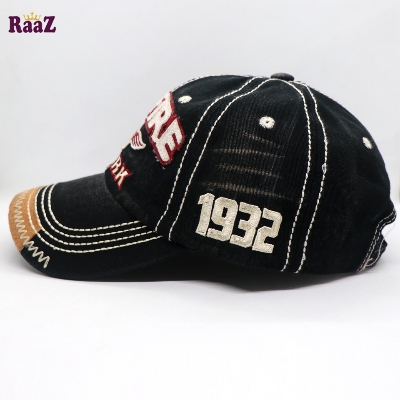 Picture of Black Spitfire Logo Wash Imported Baseball Cap