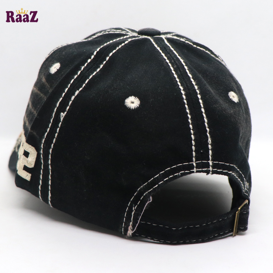 Picture of Black Spitfire Logo Wash Imported Baseball Cap