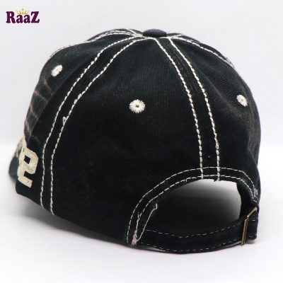 Picture of Black Spitfire Logo Wash Imported Baseball Cap