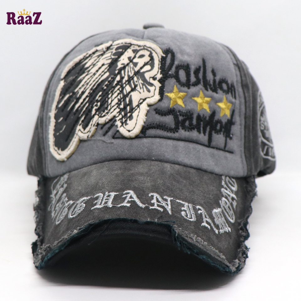 Picture of Silver Black Fashion Jamont Embroidery Logo Imported Baseball Cap