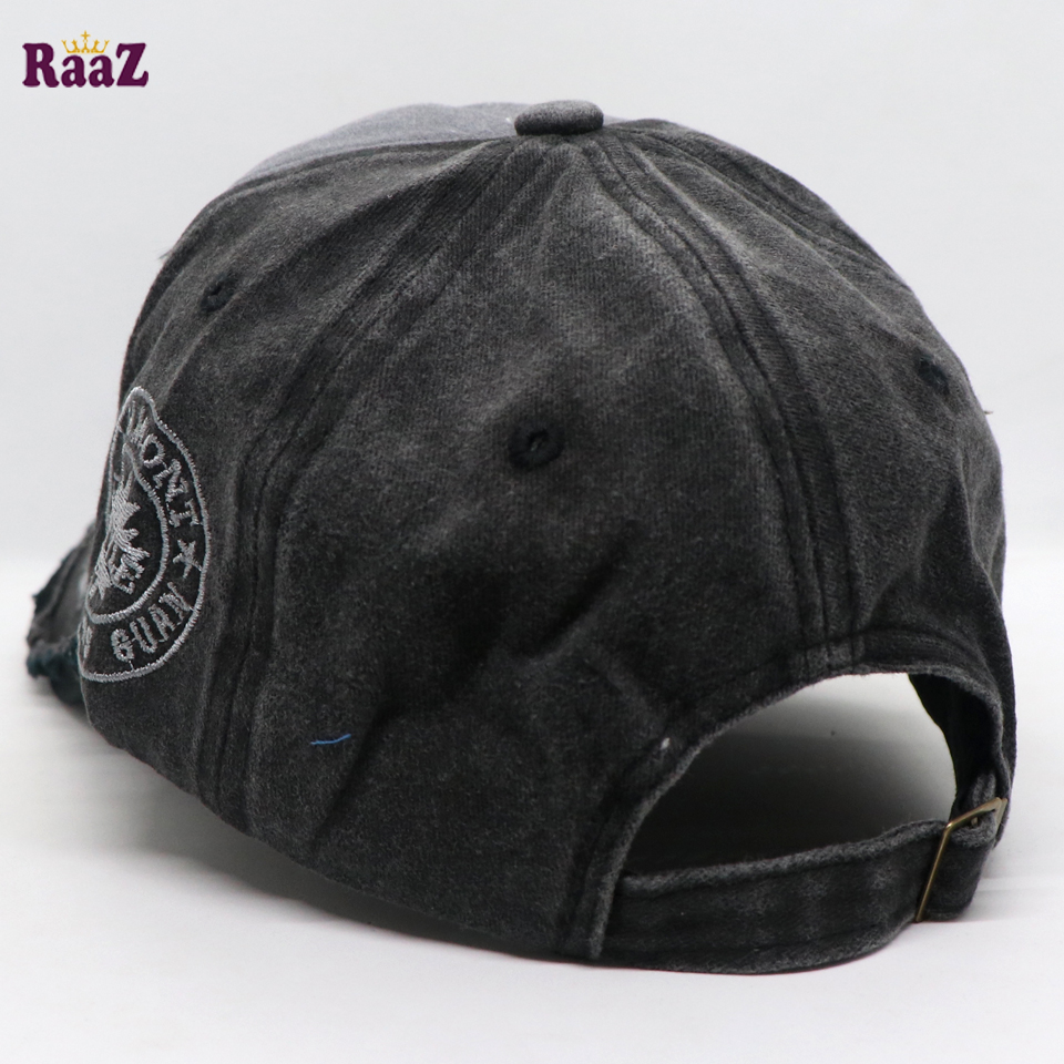 Picture of Silver Black Fashion Jamont Embroidery Logo Imported Baseball Cap