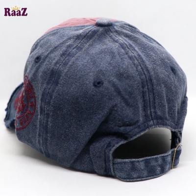 Picture of Maroon Navy Blue Fashion Jamont Embroidery Logo Imported Baseball Cap