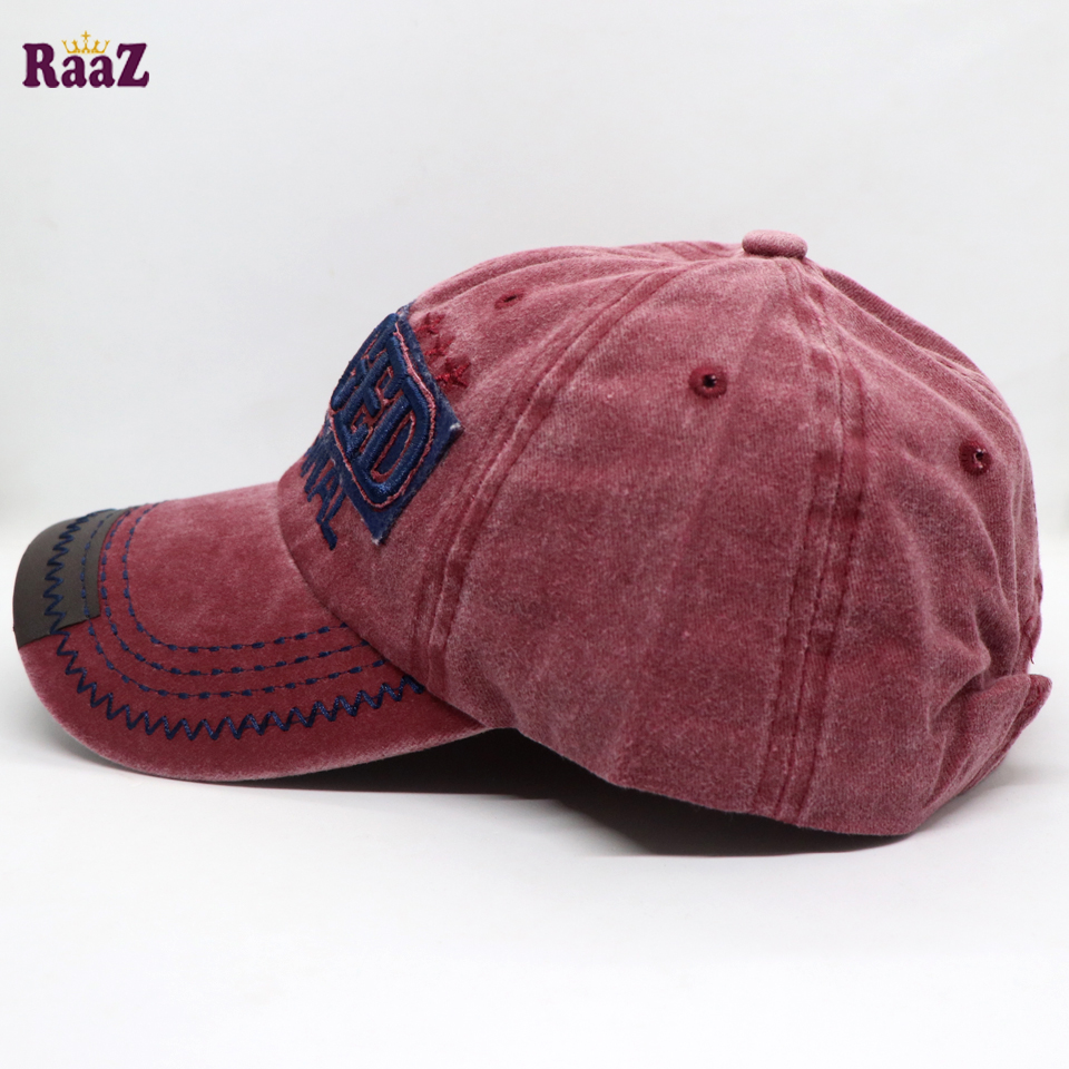 Picture of Maroon Rugged Original Embroidery Logo Imported Cap