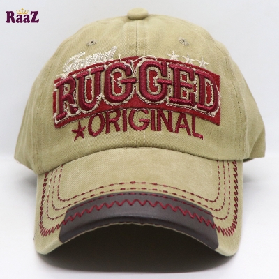Picture of Brown Rugged Original Embroidery Logo Imported Cap