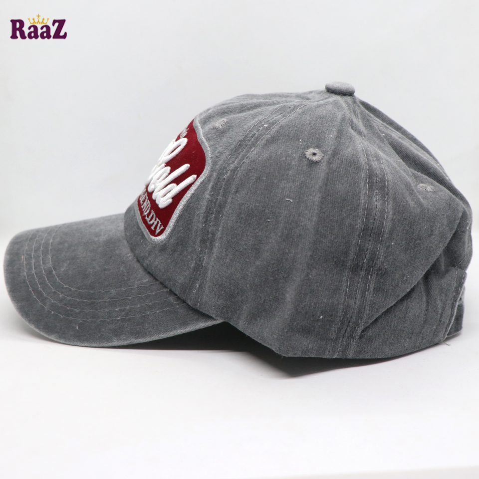 Picture of Silver Benny Gold Embroidery Logo Wash Baseball Cap