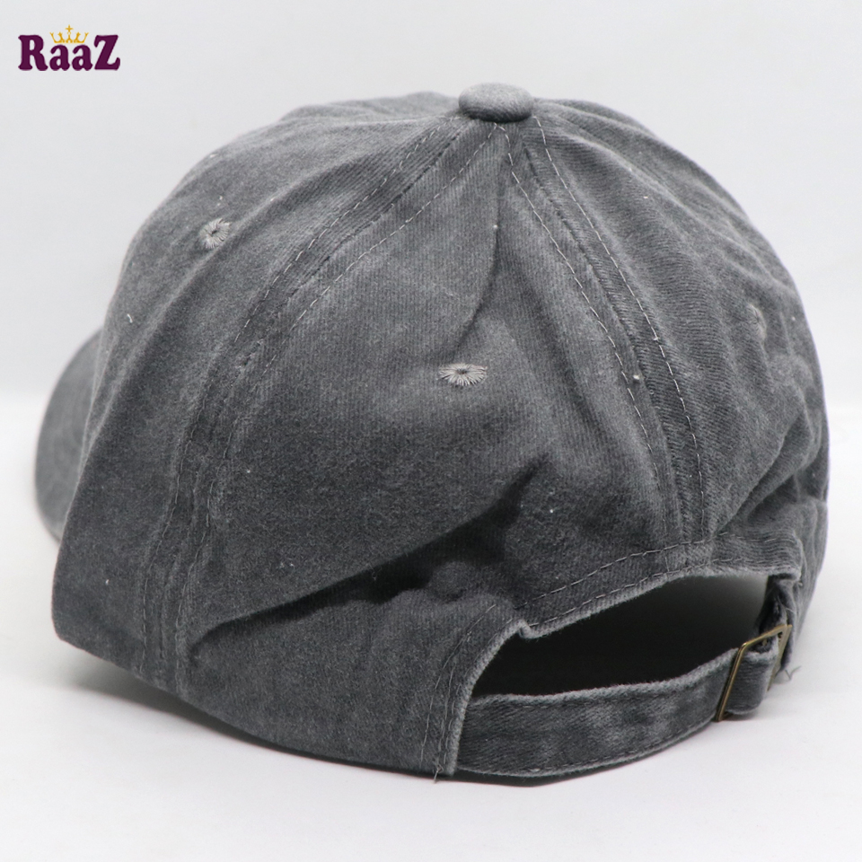 Picture of Silver Benny Gold Embroidery Logo Wash Baseball Cap