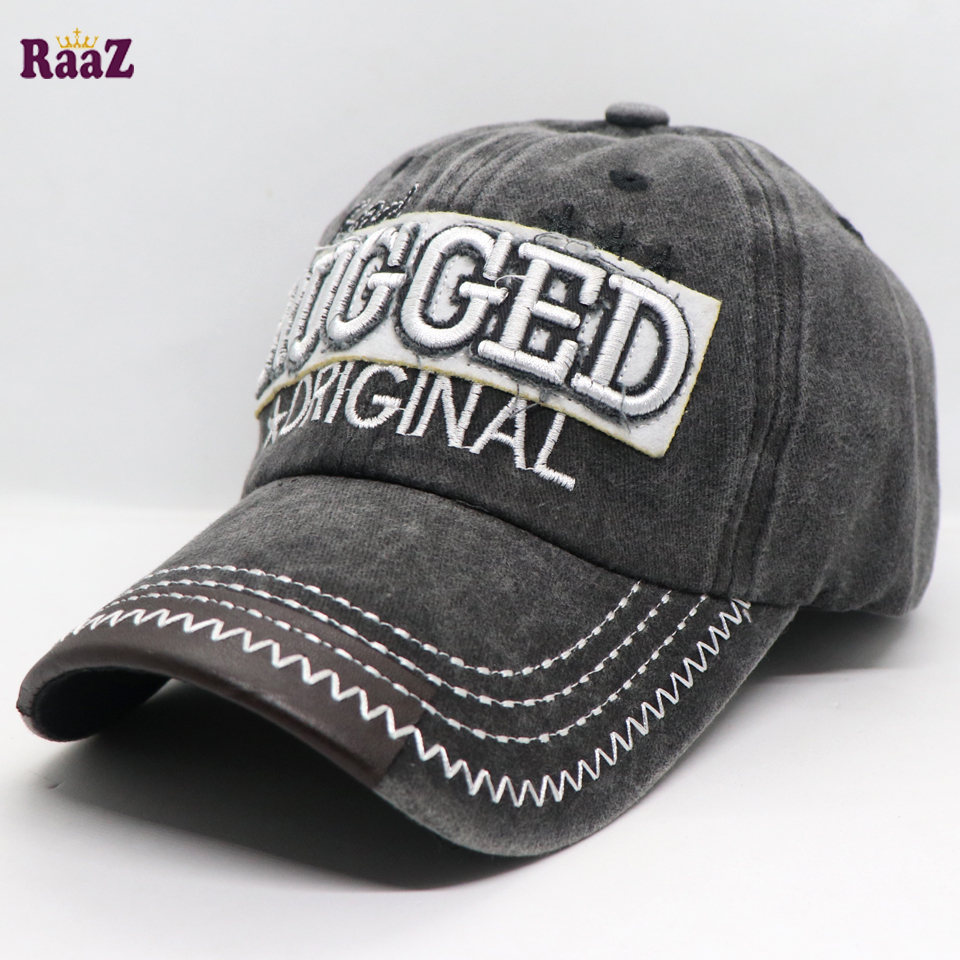 Picture of Deep Grey Rugged Original Embroidery Logo Imported Cap