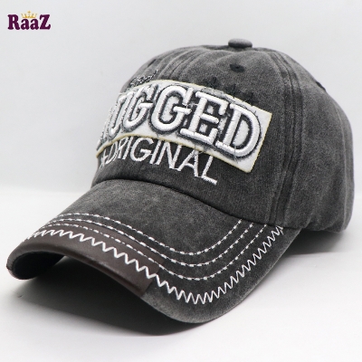 Picture of Deep Grey Rugged Original Embroidery Logo Imported Cap