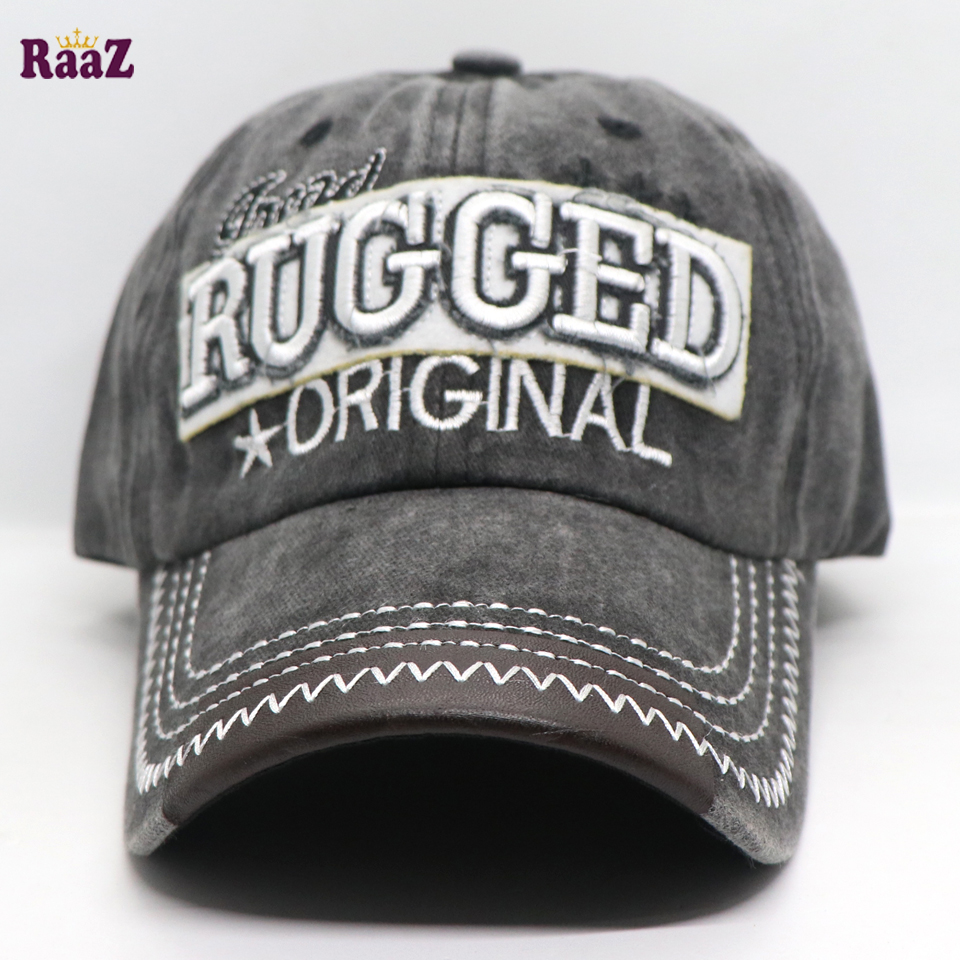 Picture of Deep Grey Rugged Original Embroidery Logo Imported Cap