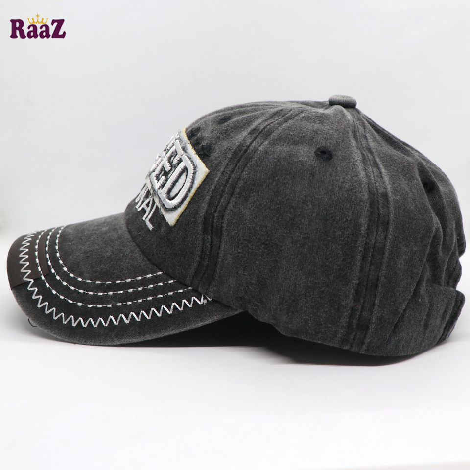 Picture of Deep Grey Rugged Original Embroidery Logo Imported Cap
