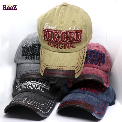 Picture of Deep Grey Rugged Original Embroidery Logo Imported Cap