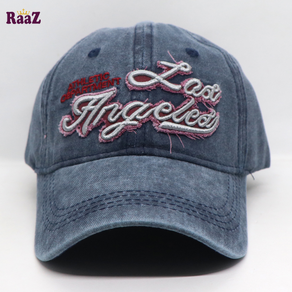 Picture of Navy Blue Los Angles Embroidery Logo Imported Cap