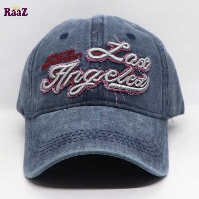 Picture of Navy Blue Los Angles Embroidery Logo Imported Cap