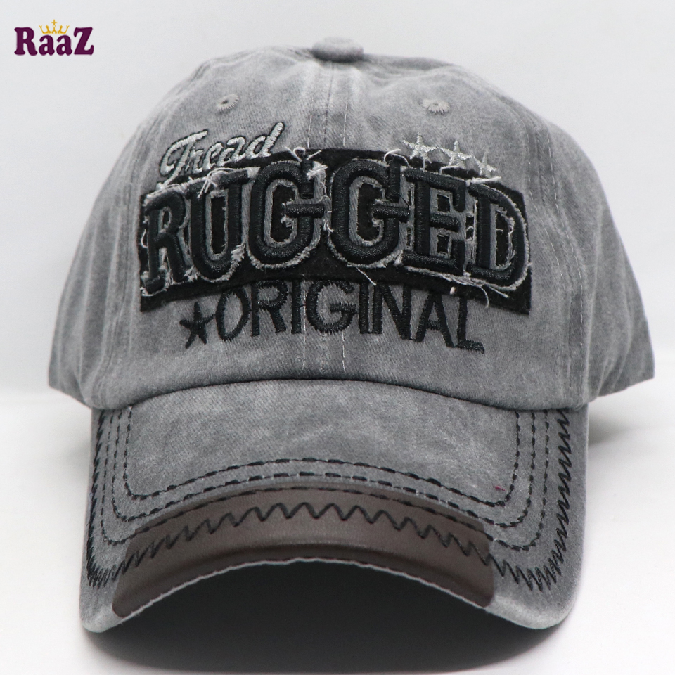 Picture of Grey Rugged Original Embroidery Logo Imported Cap