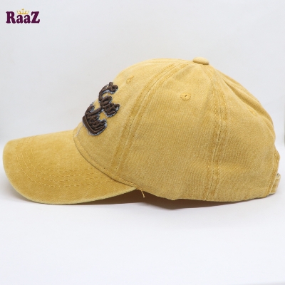 Picture of Yellow Los Angles Embroidery Logo Imported Cap