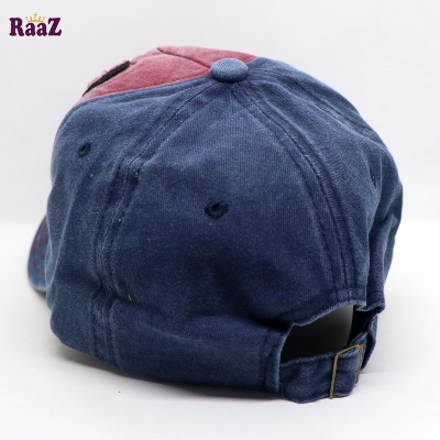 Picture of Maroon Navy Blue Cattle Head Vintage Baseball Cap