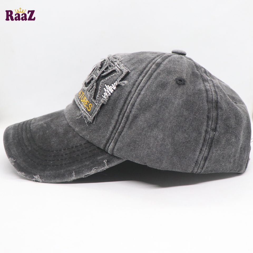 Picture of Grey Rock Logo Ripped Baseball Cap