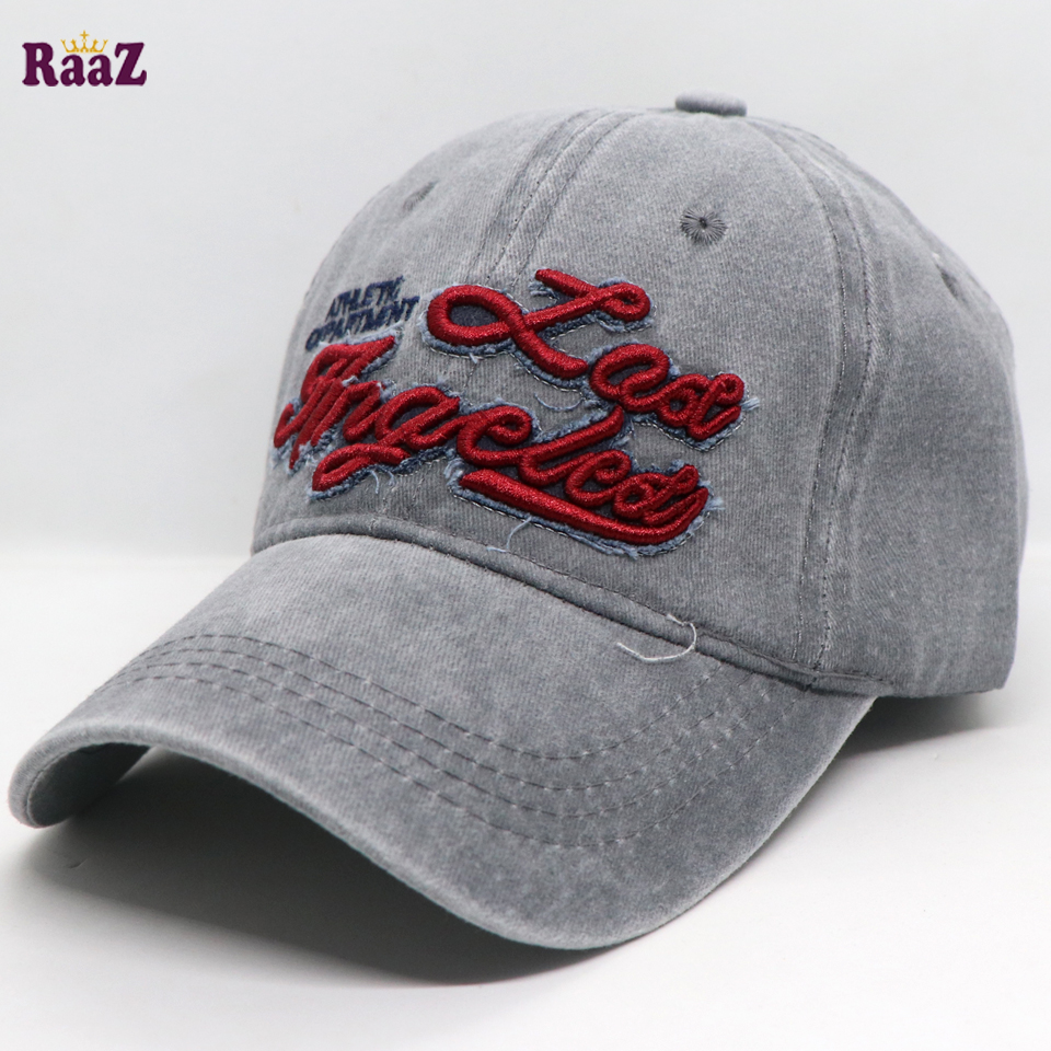 Picture of Silver Los Angles Embroidery Logo Imported Cap