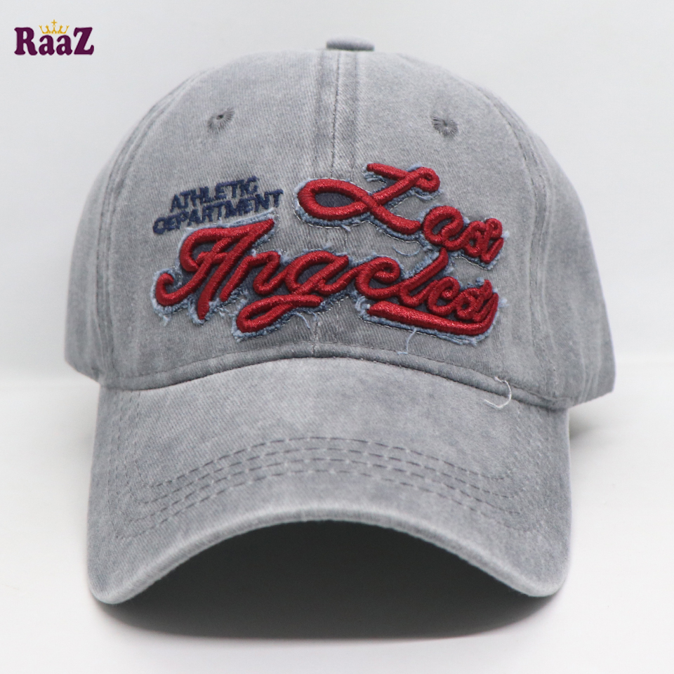 Picture of Silver Los Angles Embroidery Logo Imported Cap