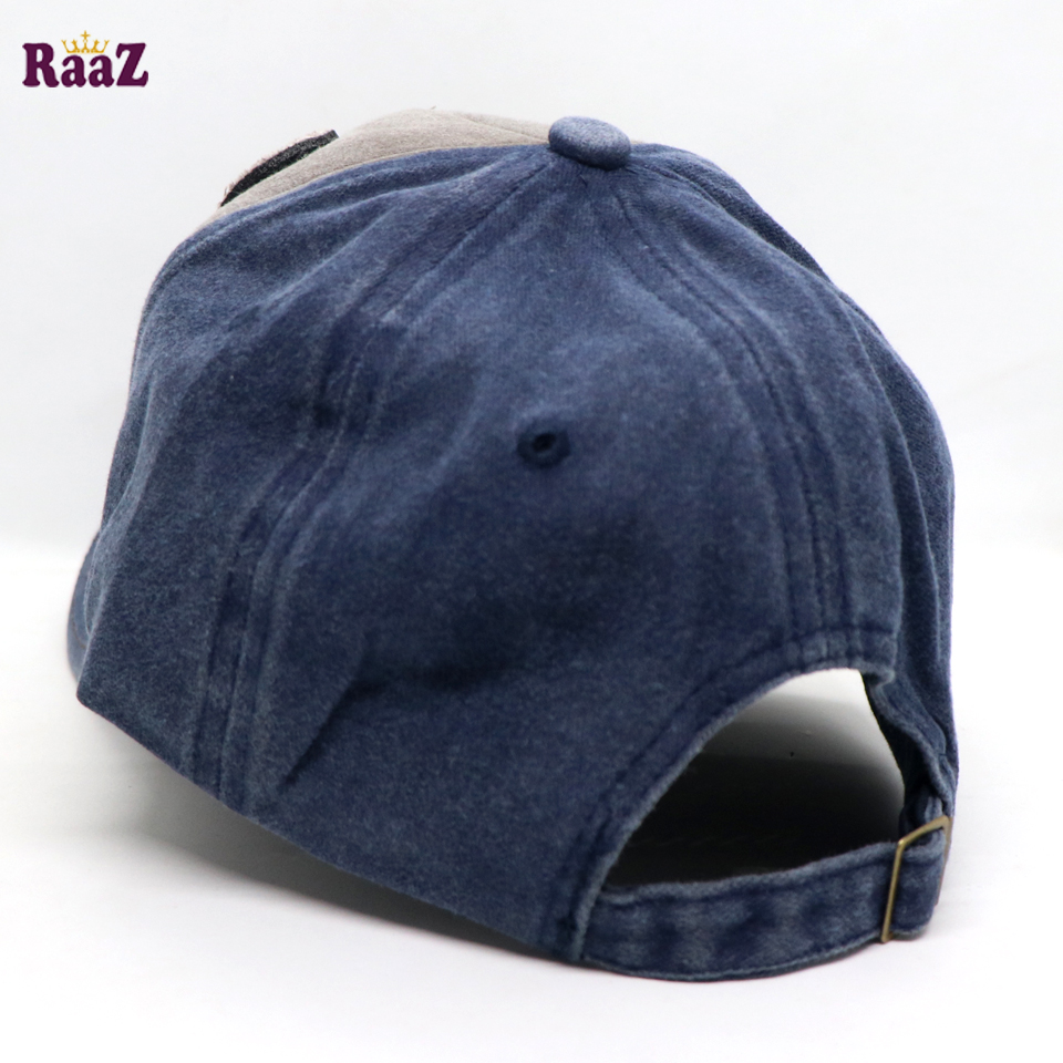 Picture of Coffee Navy Blue Cattle Head Vintage Baseball Cap