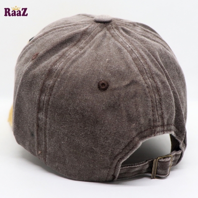 Picture of Yellow Rock Logo Ripped Baseball Cap