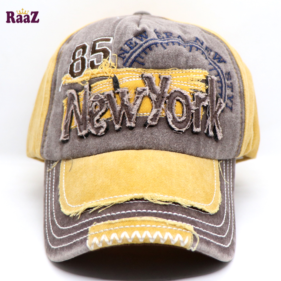 Picture of Yellow New York 85 Imported Baseball Cap