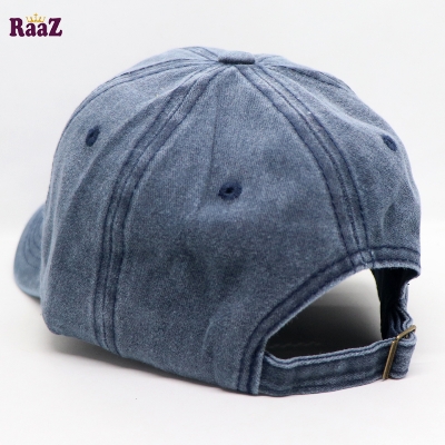 Picture of Navy Blue Miami Beach Solid Color Imported Baseball Cap