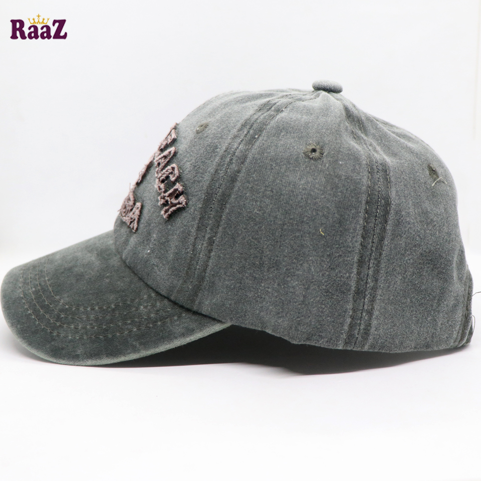 Picture of Deep Green Miami Beach Solid Color Imported Baseball Cap