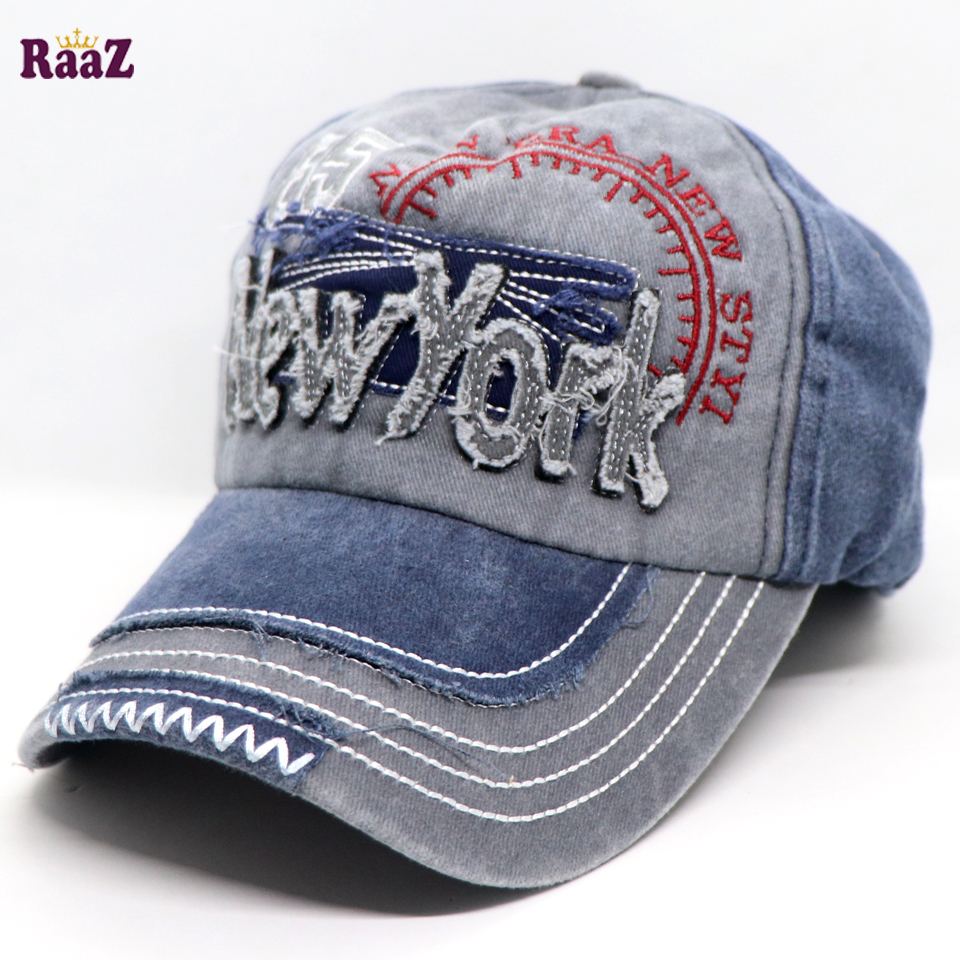 Picture of Blue Silver New York 85 Imported Baseball Cap