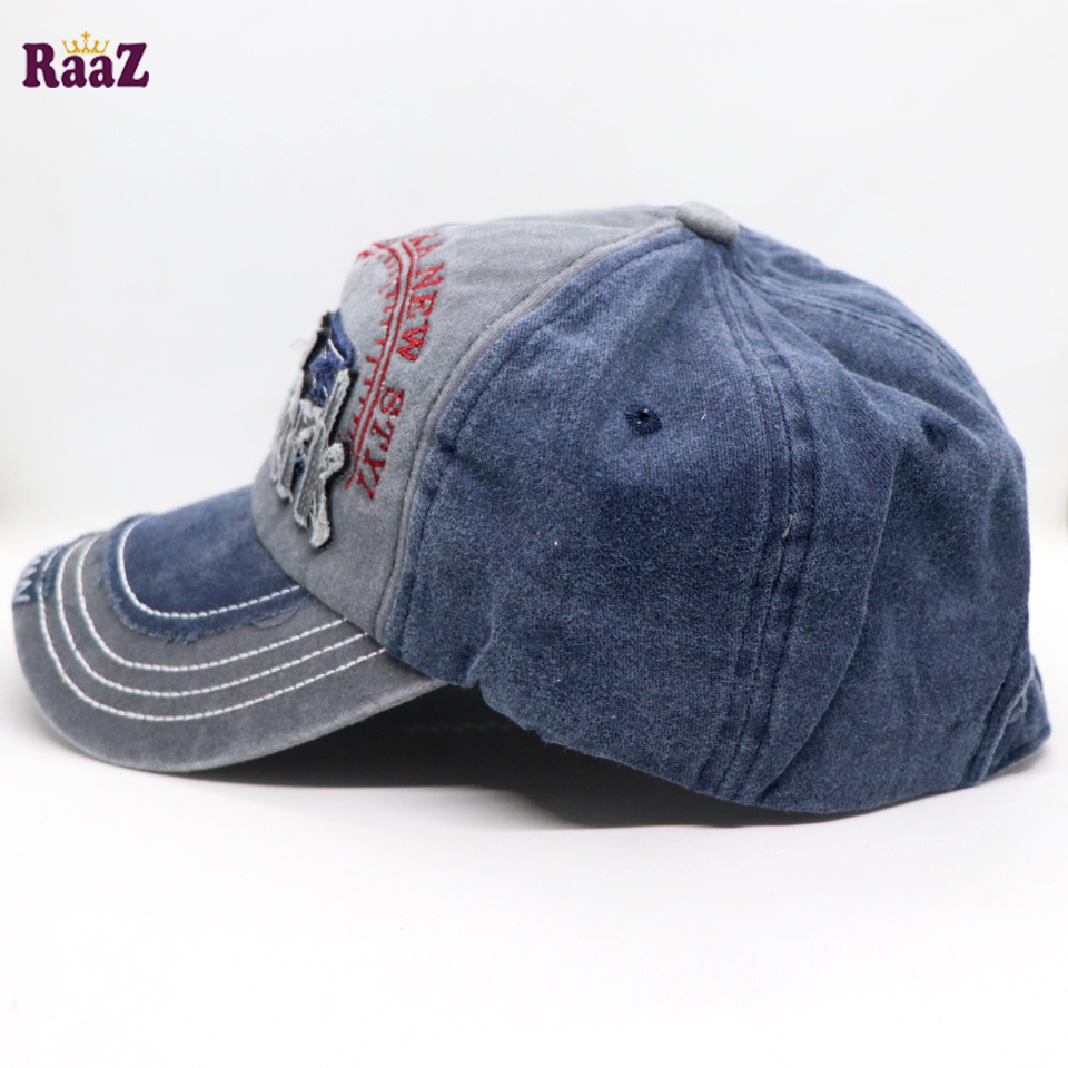 Picture of Blue Silver New York 85 Imported Baseball Cap