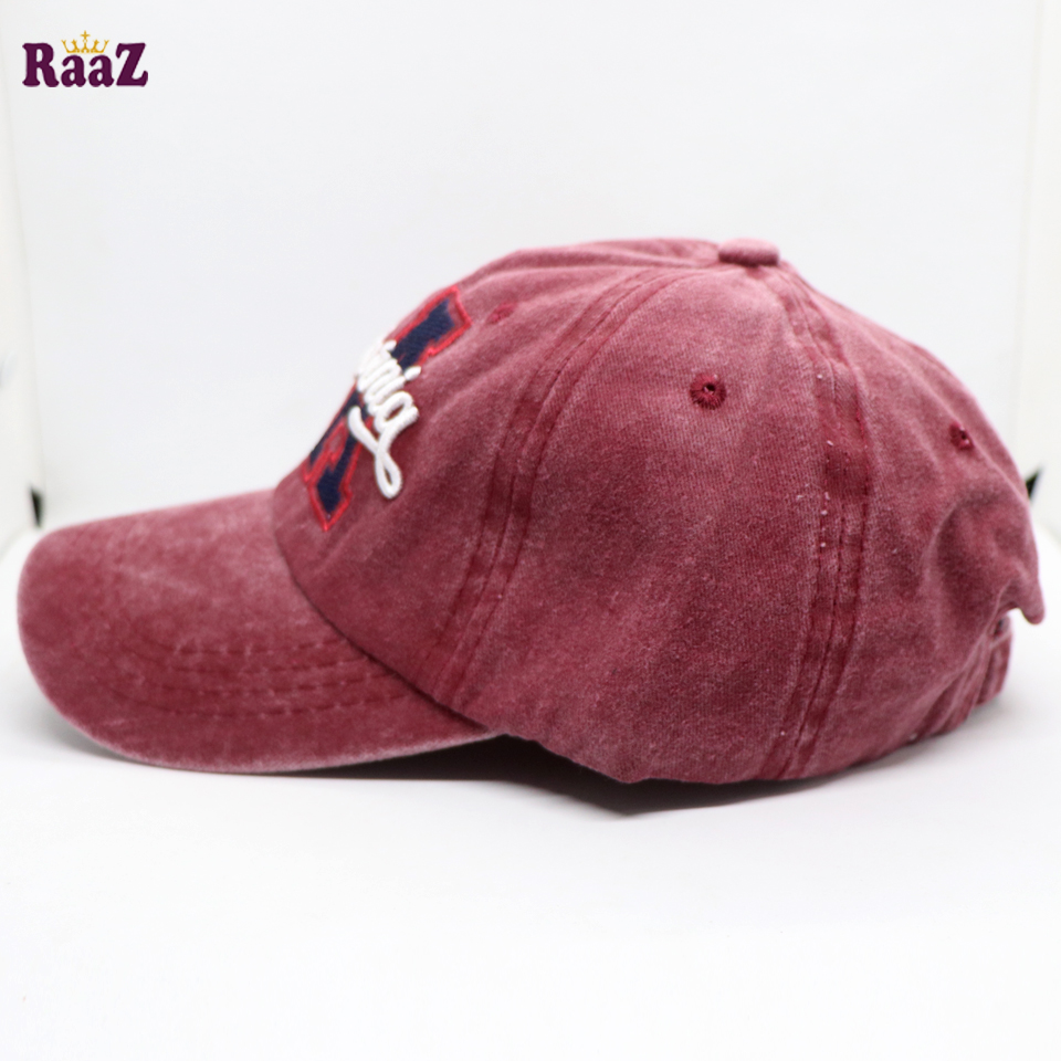 Picture of Maroon CA California Logo Wash Imported Baseball Cap
