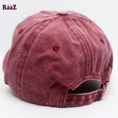 Picture of Maroon CA California Logo Wash Imported Baseball Cap