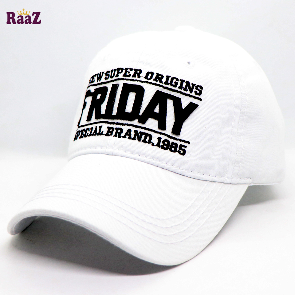 Picture of White Friday Bold Solid Logo Imported Wash Cap