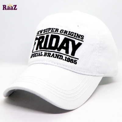 Picture of White Friday Bold Solid Logo Imported Wash Cap