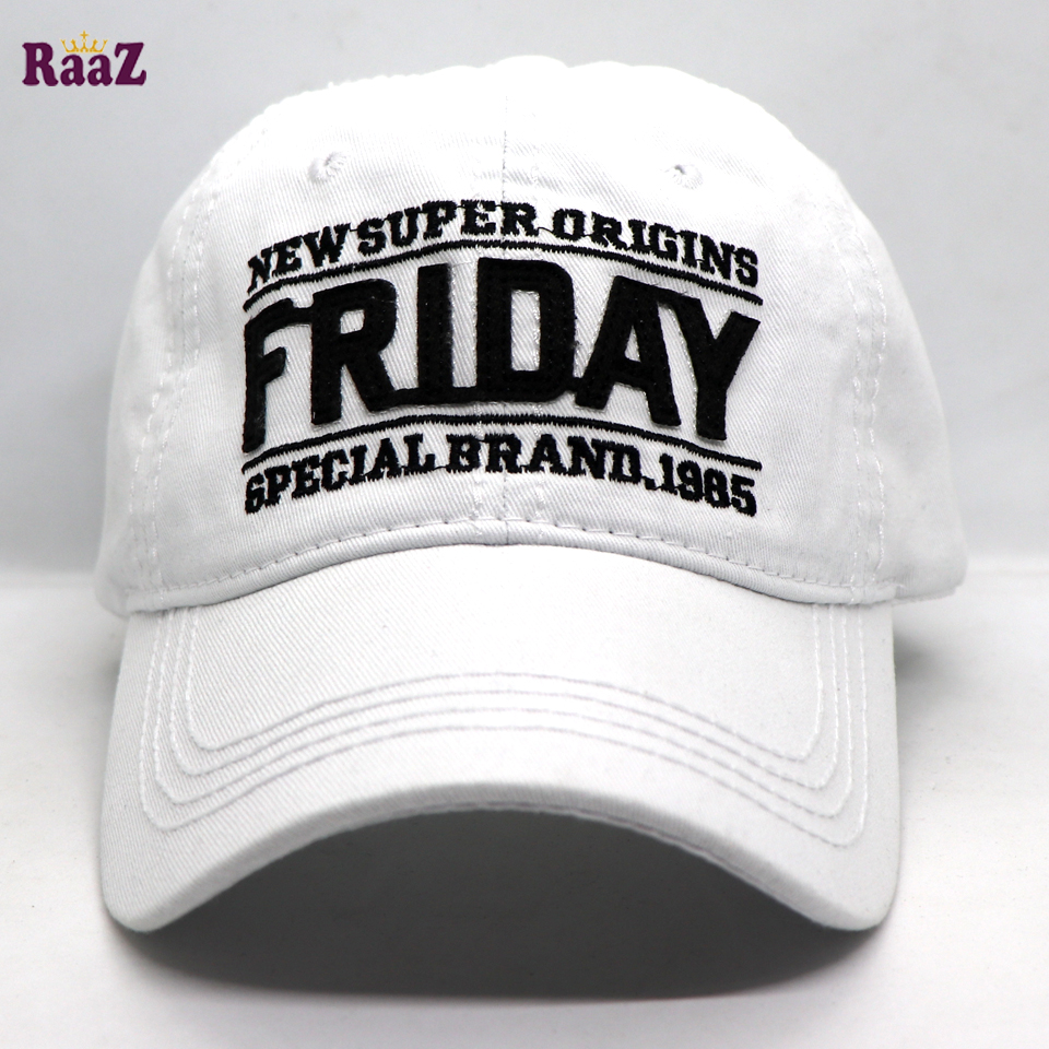Picture of White Friday Bold Solid Logo Imported Wash Cap