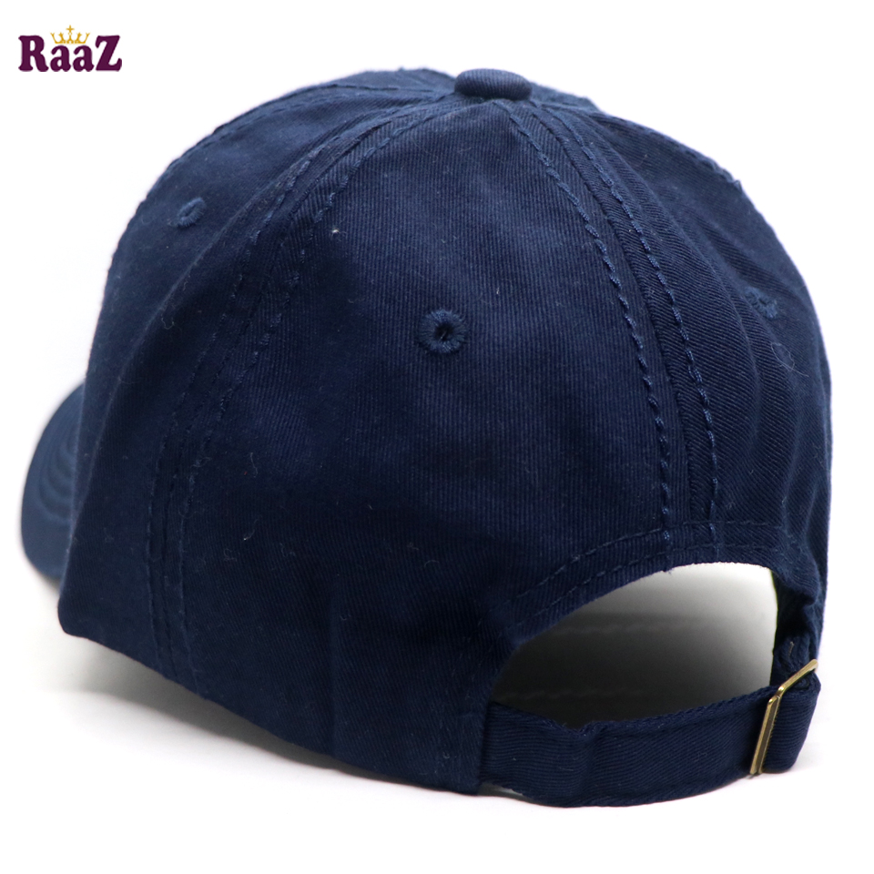 Picture of Navy Blue Friday Bold Solid Logo Imported Wash Cap