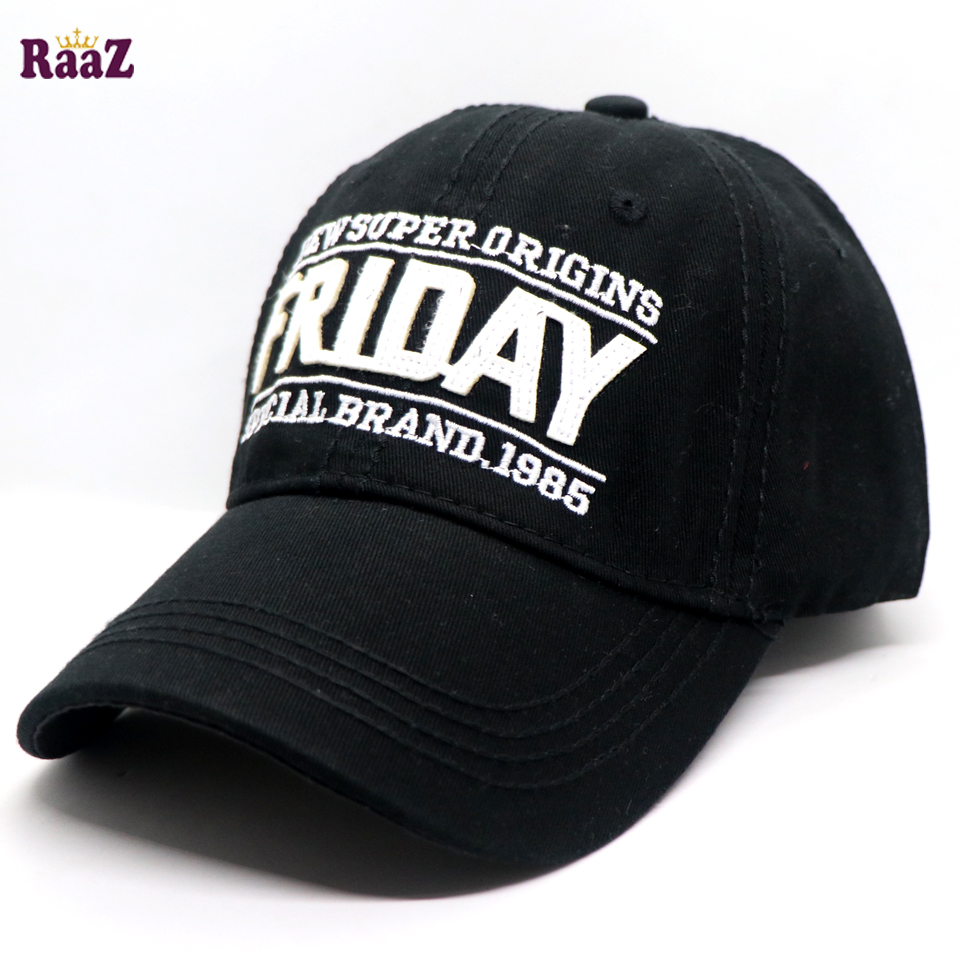 Picture of Bl4ck Friday Bold Solid Logo Imported Wash Cap