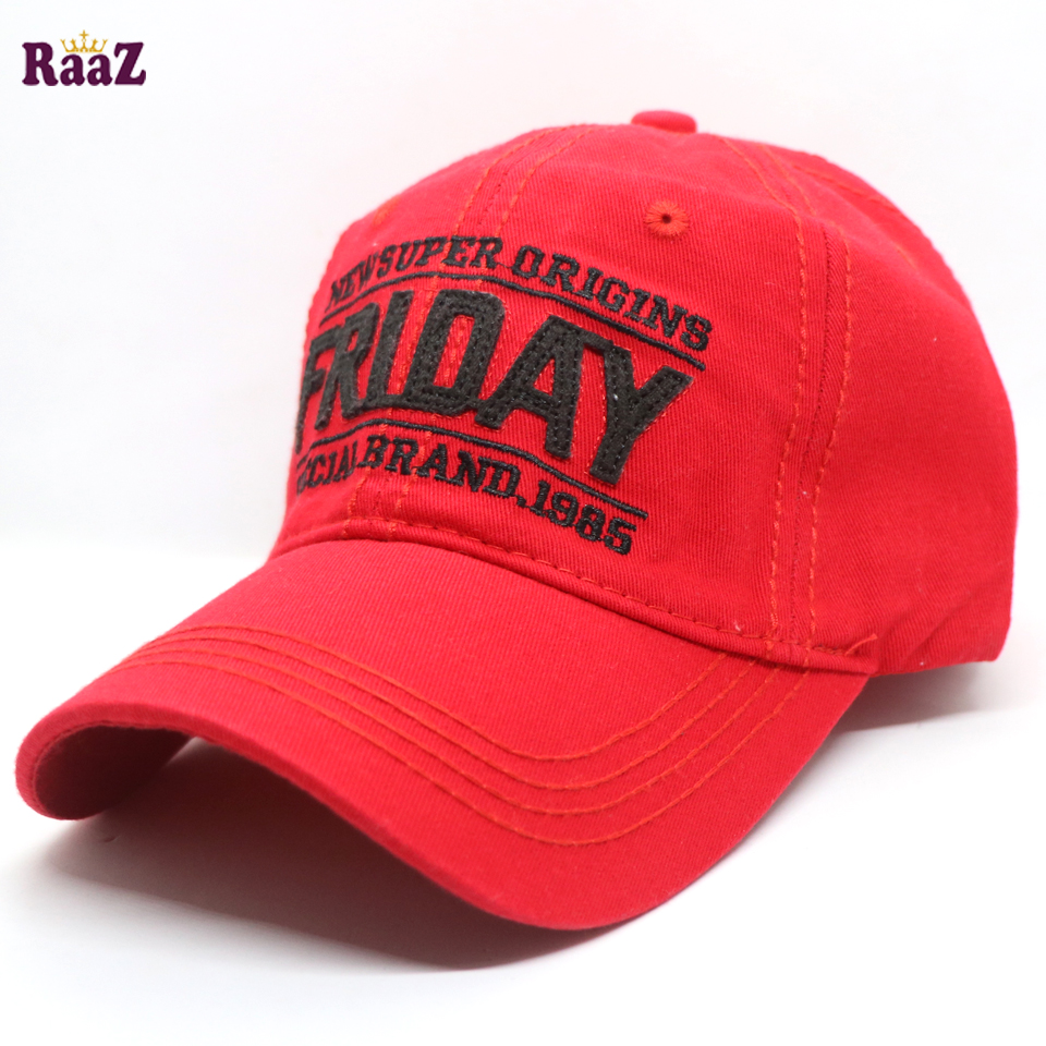 Picture of Red Friday Bold Solid Logo Imported Wash Cap
