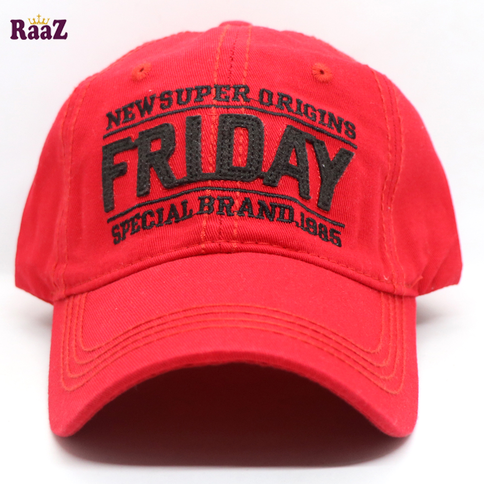 Picture of Red Friday Bold Solid Logo Imported Wash Cap