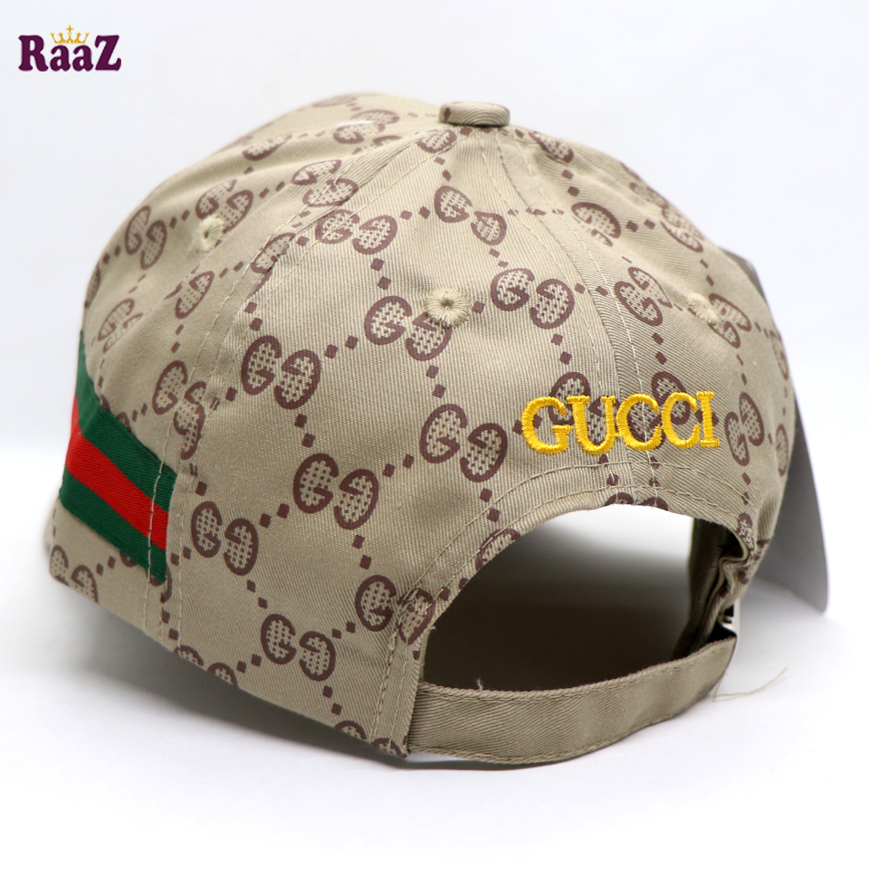 Picture of Brown Embroidery logo Cotton Curved Visor Cap